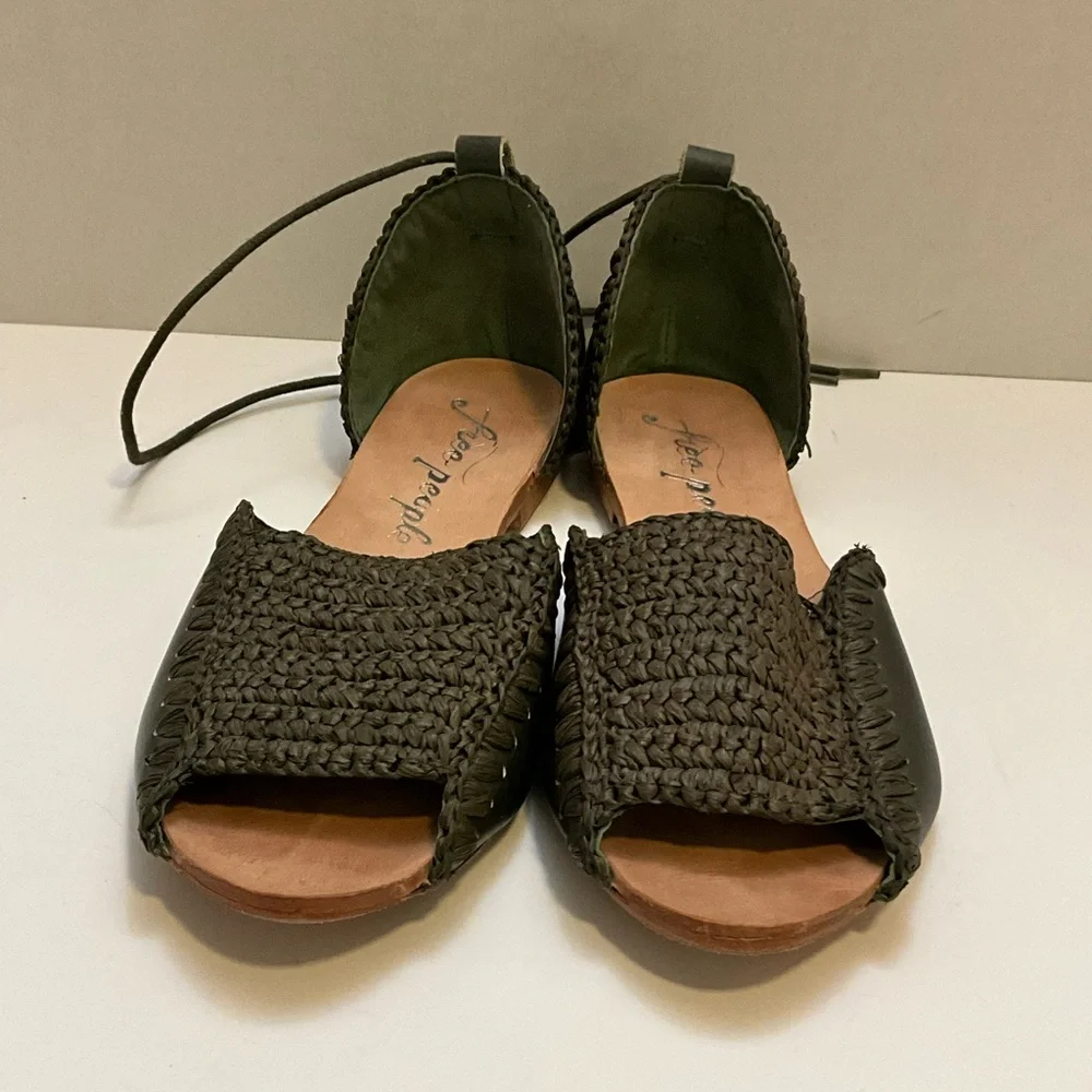 Free People Beaumont woven flat sandals 39 - Picture 4 of 14